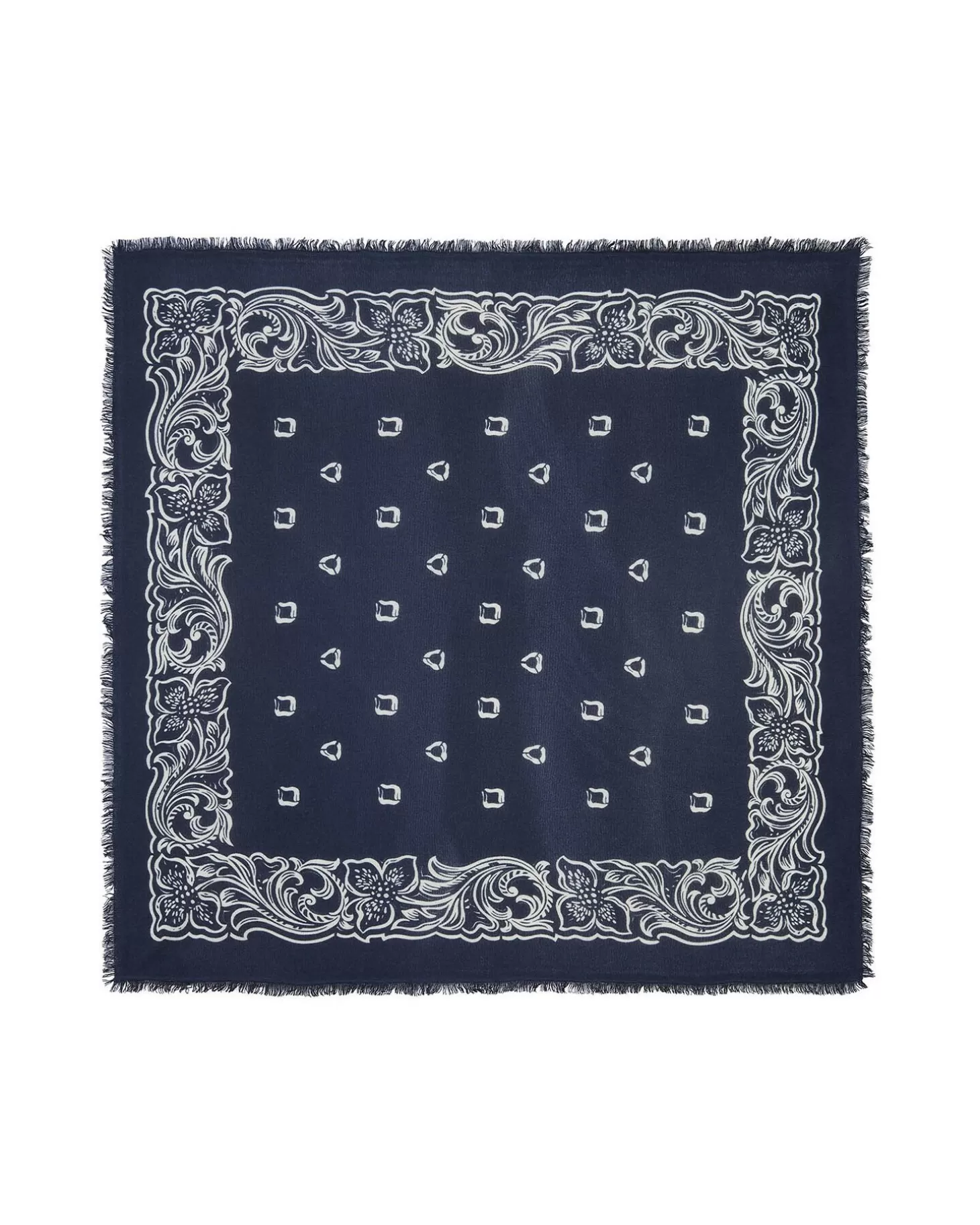 Kujten Écharpes & Cols*Bandana Cachemire Motif Hawaien, 2 Fils