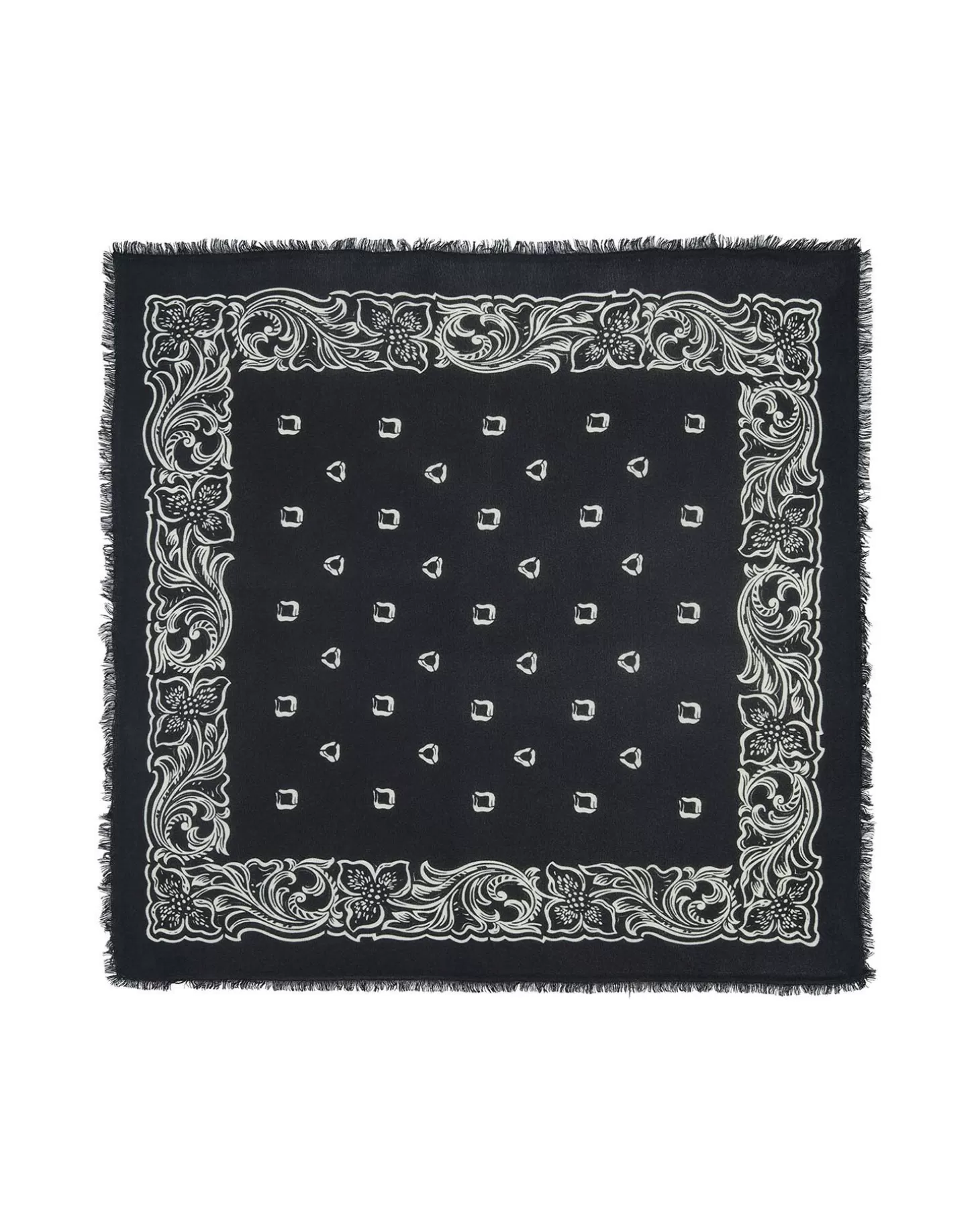 Kujten Écharpes & Cols*Bandana Cachemire Motif Hawaien, 2 Fils