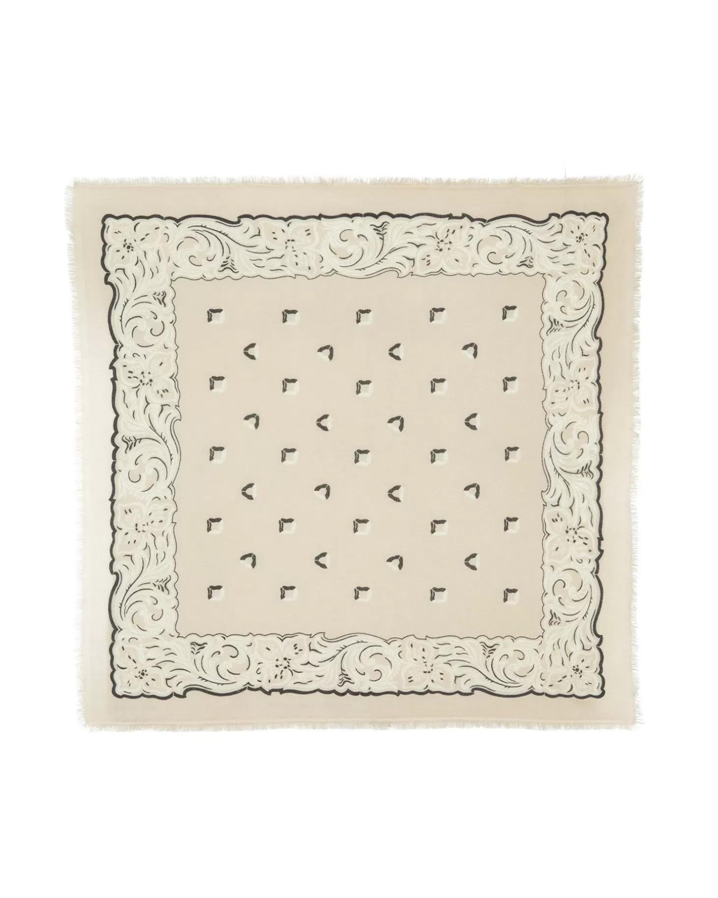 Kujten Écharpes & Cols*Bandana Cachemire Motif Hawaien, 2 Fils