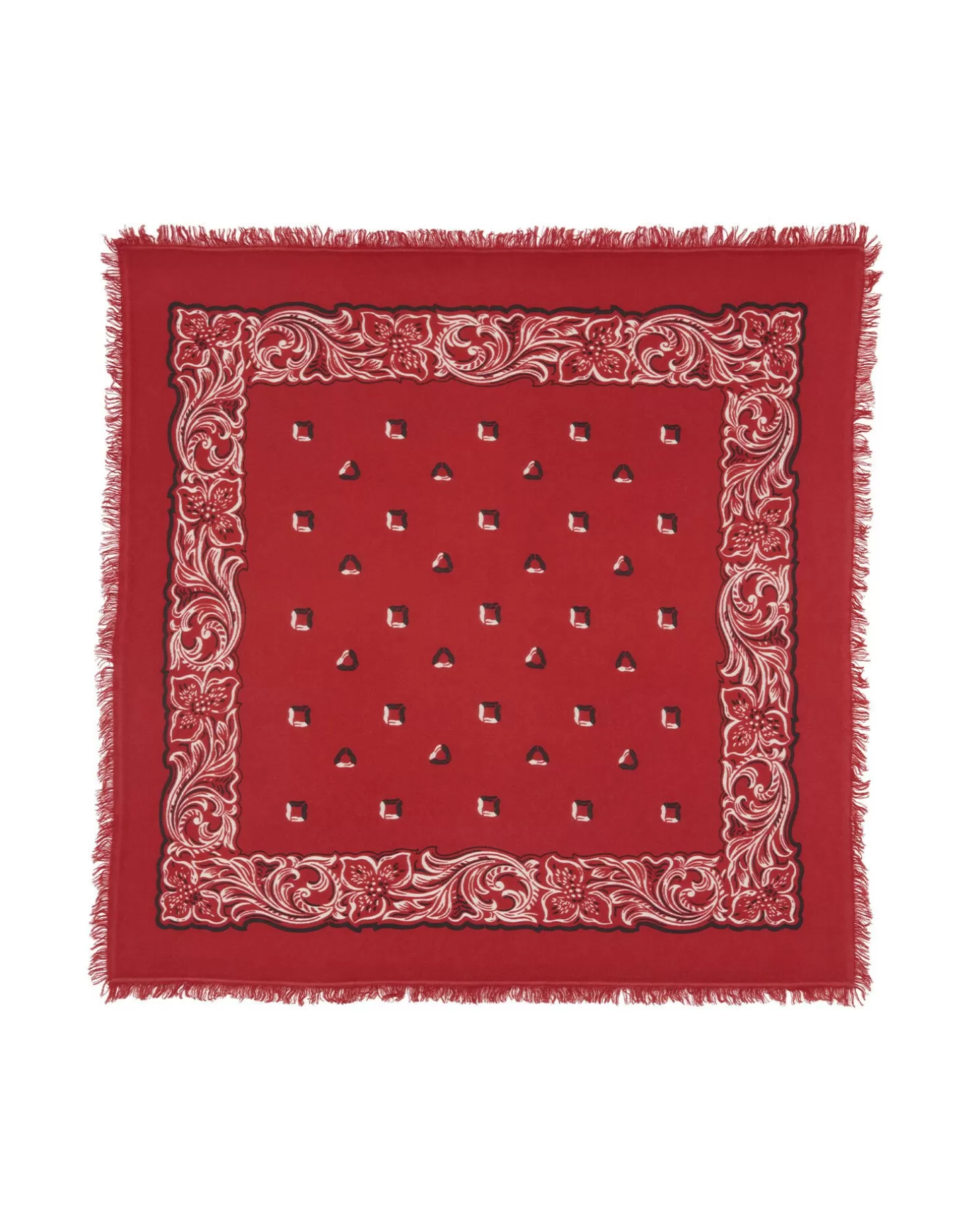 Kujten Écharpes & Cols*Bandana Cachemire Motif Hawaien, 2 Fils