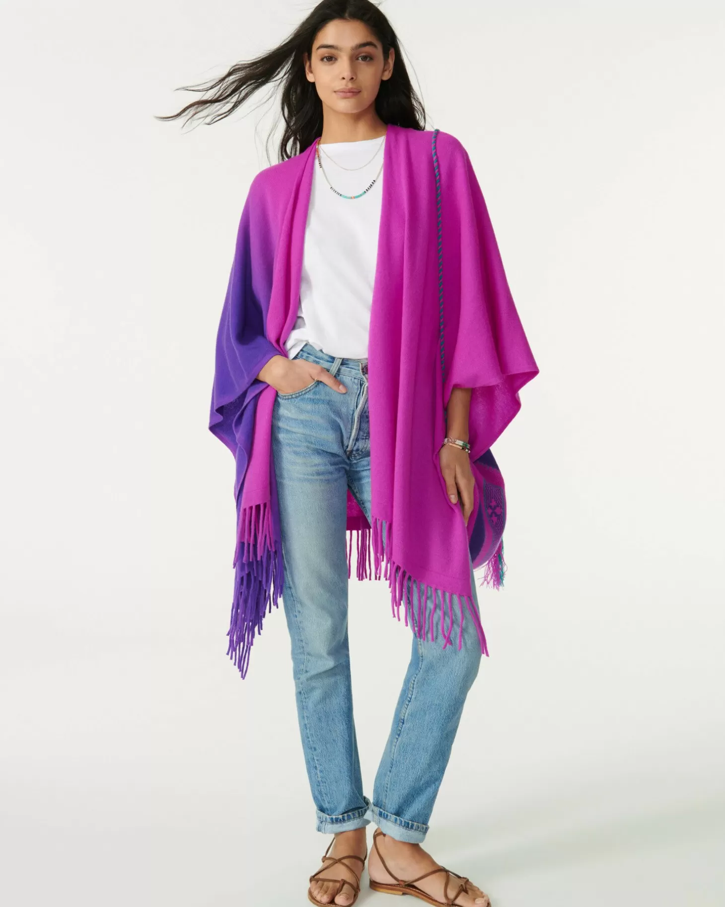 Femme Kujten Capes & Ponchos*Cape Cachemire