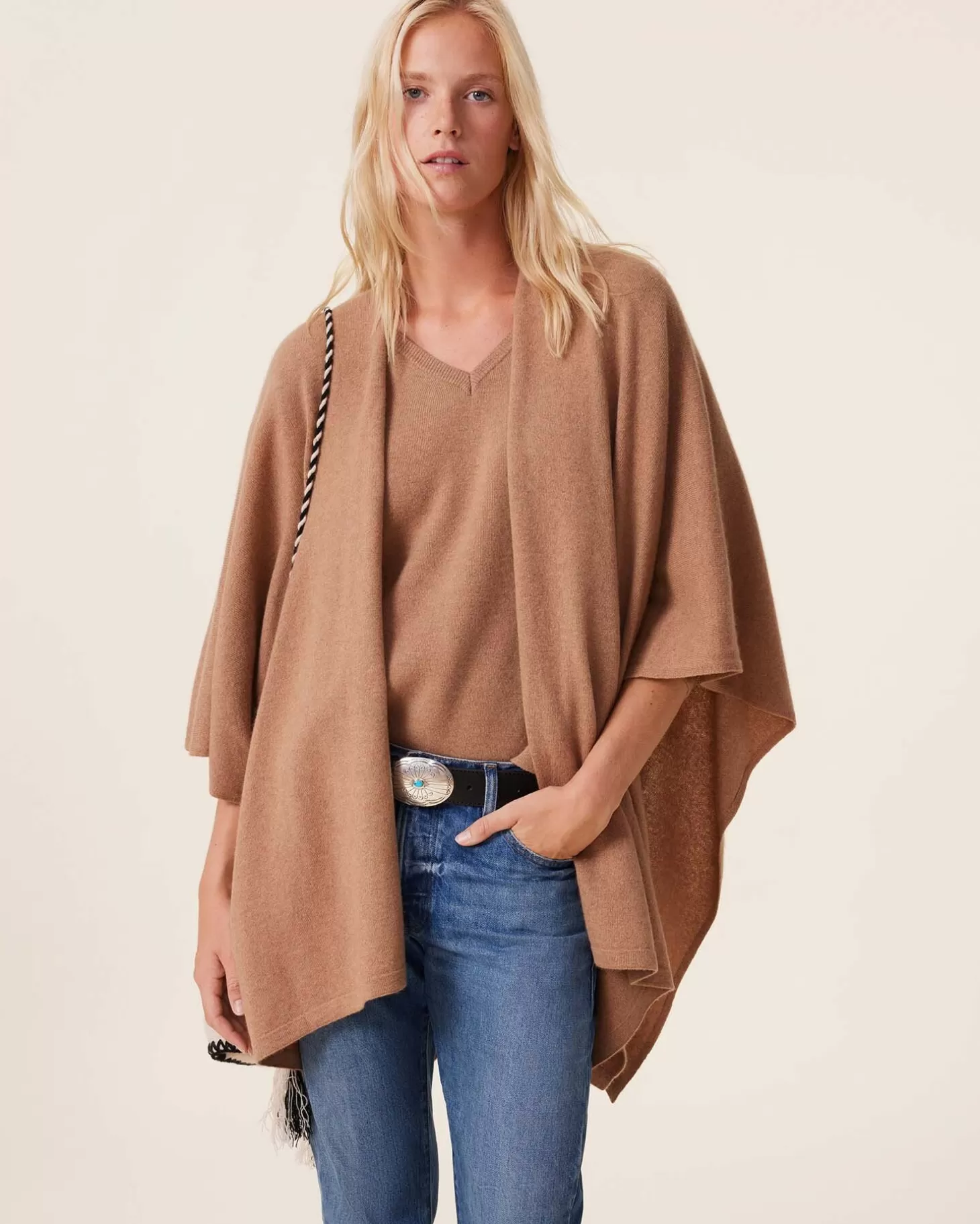 Femme Kujten Capes & Ponchos*Cape Cachemire Femme, 2 Fils