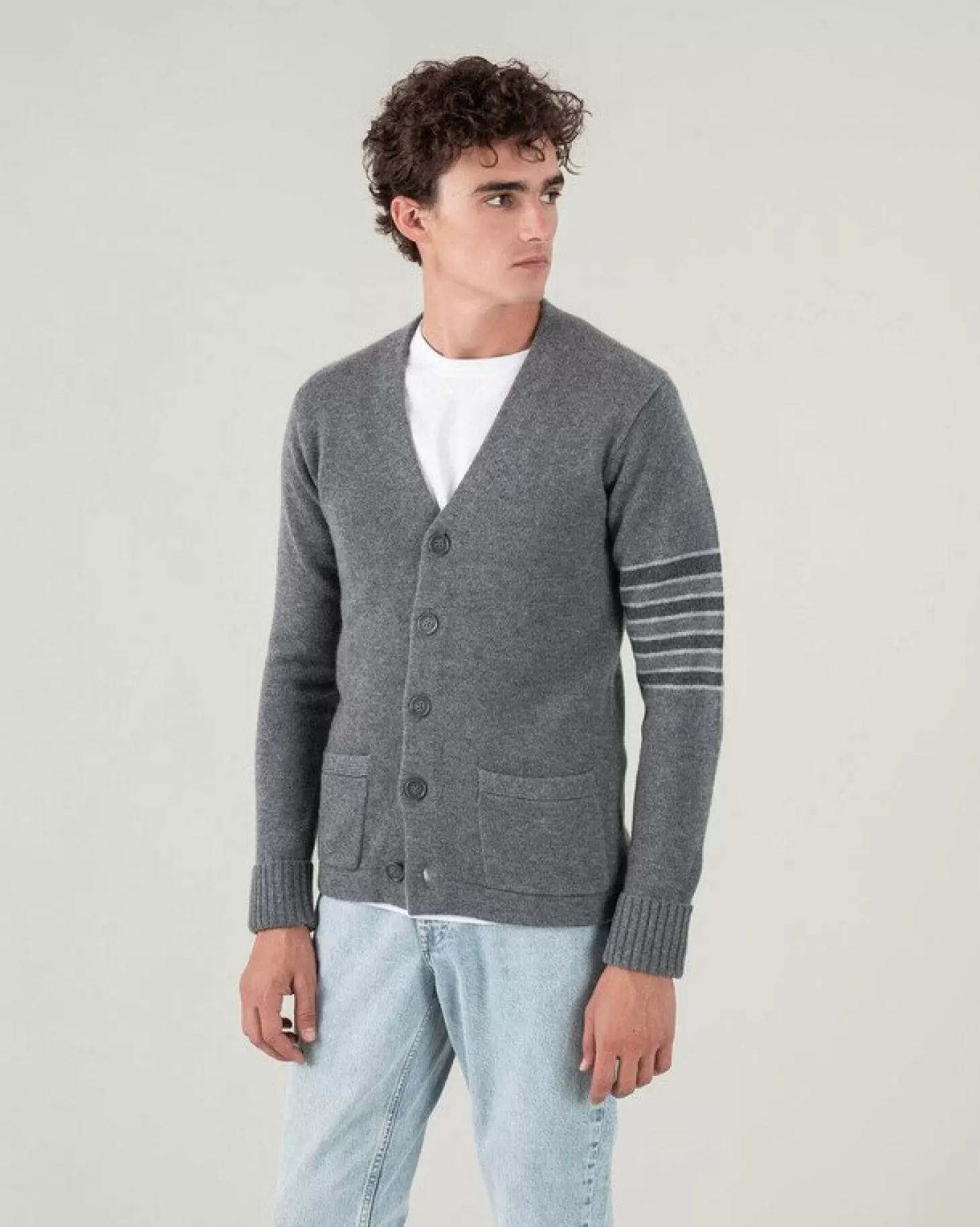 Homme Kujten Gilets & Vestes*Cardigan Cachemire Manches Longues