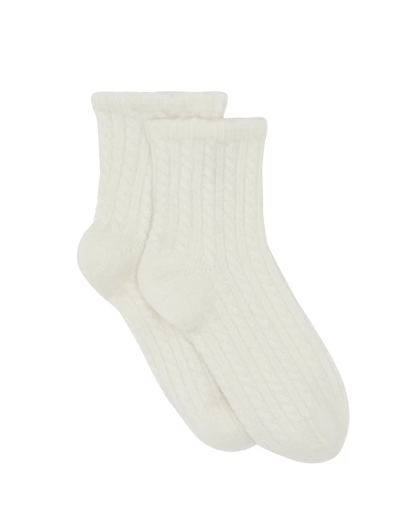 Kujten Chaussettes & Guêtres*Chaussettes Cachemire Mini Torsades, 4 Fils