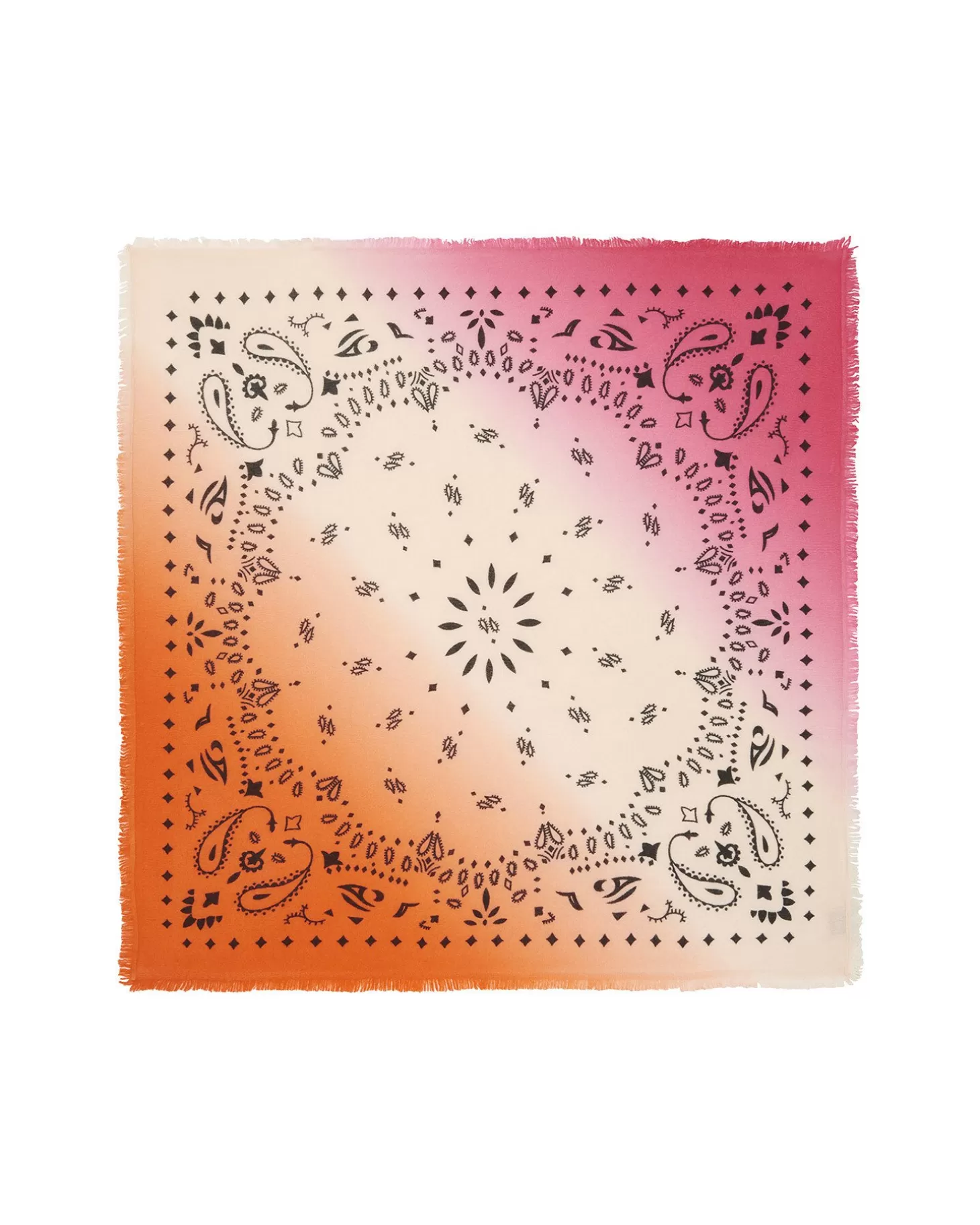 Kujten Bandanas*Grand Bandana Cachemire Dip Dye