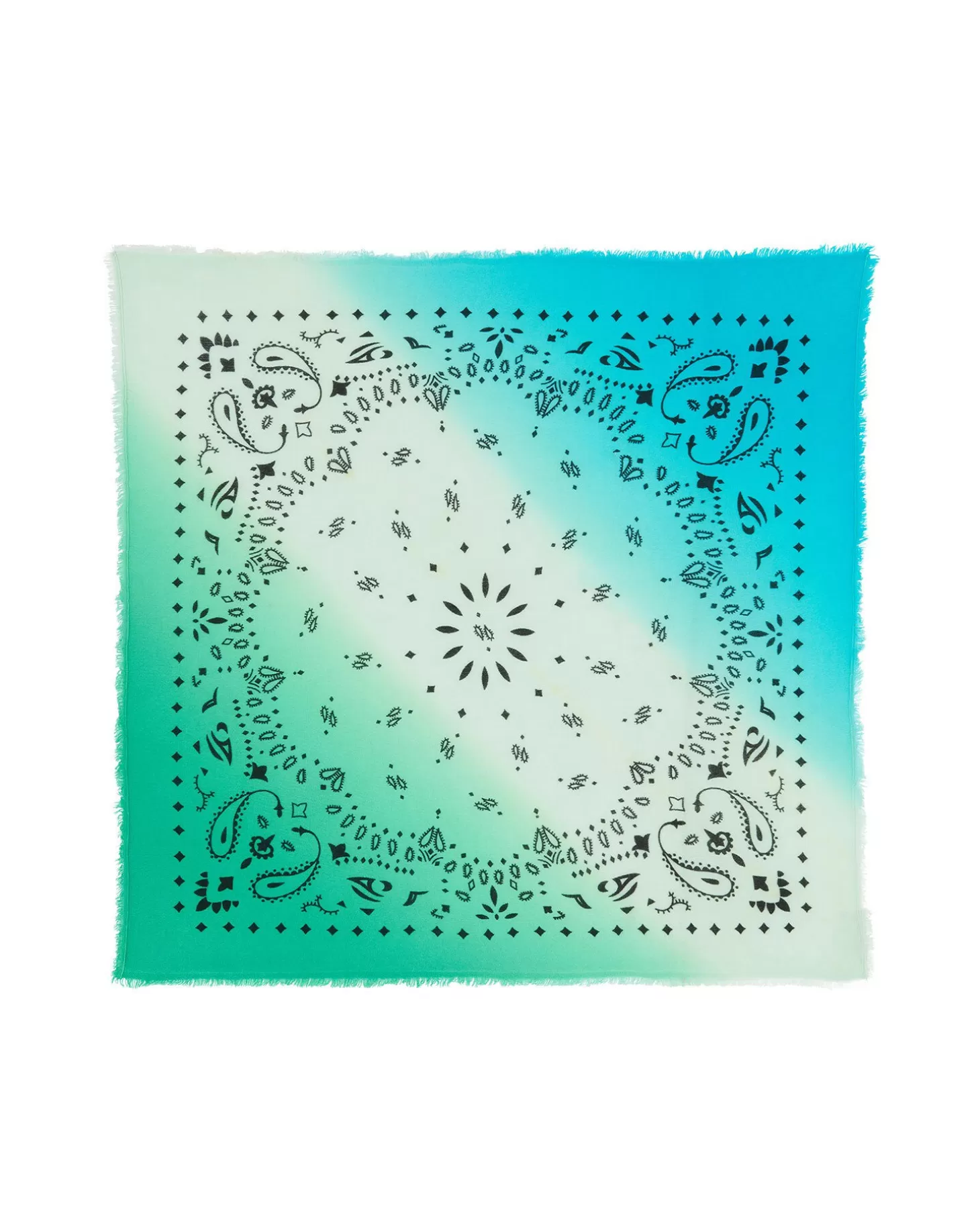 Kujten Bandanas*Grand Bandana Cachemire Dip Dye