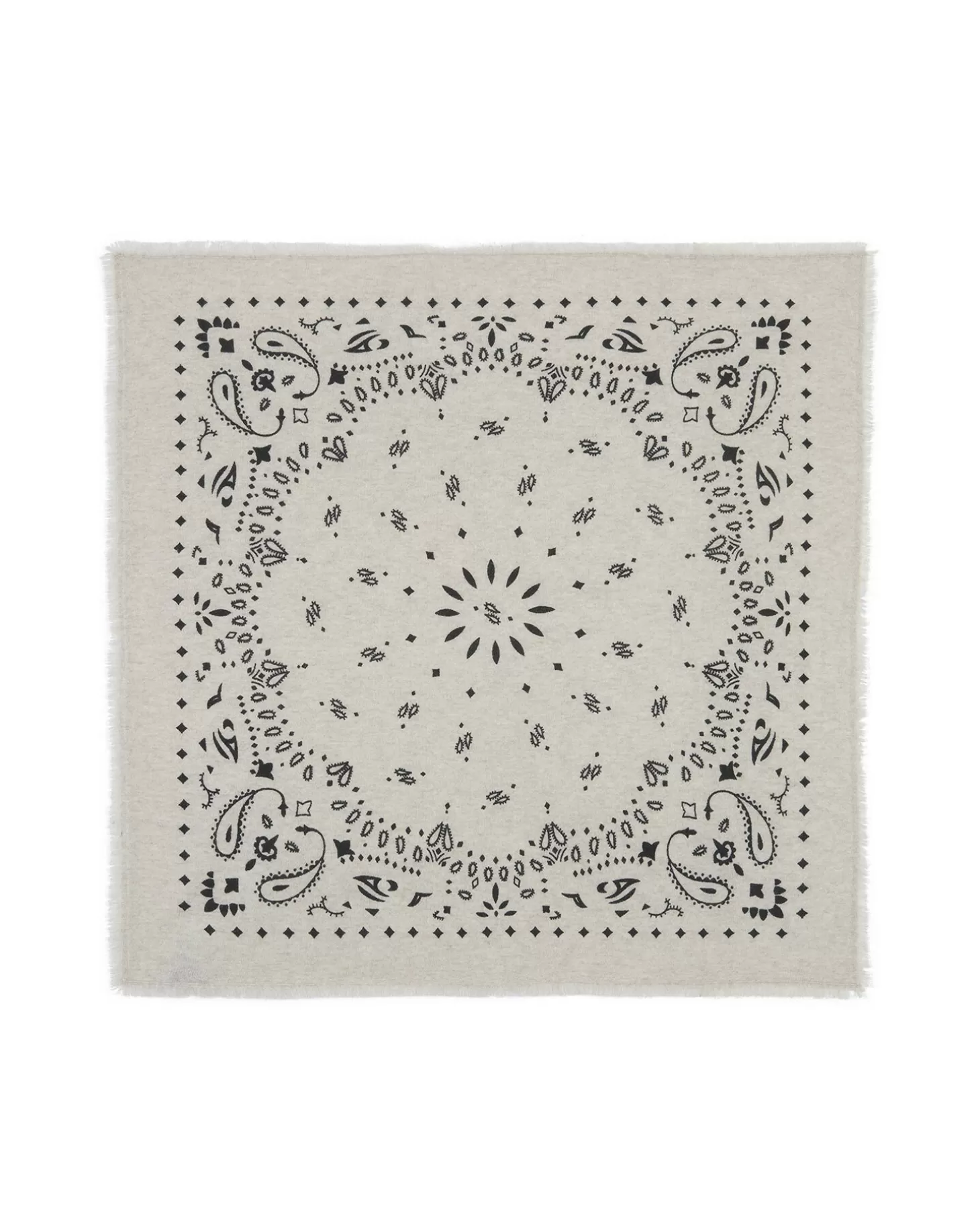 Kujten Écharpes & Cols*Grand Bandana Cachemire Imprime, 2 Fils