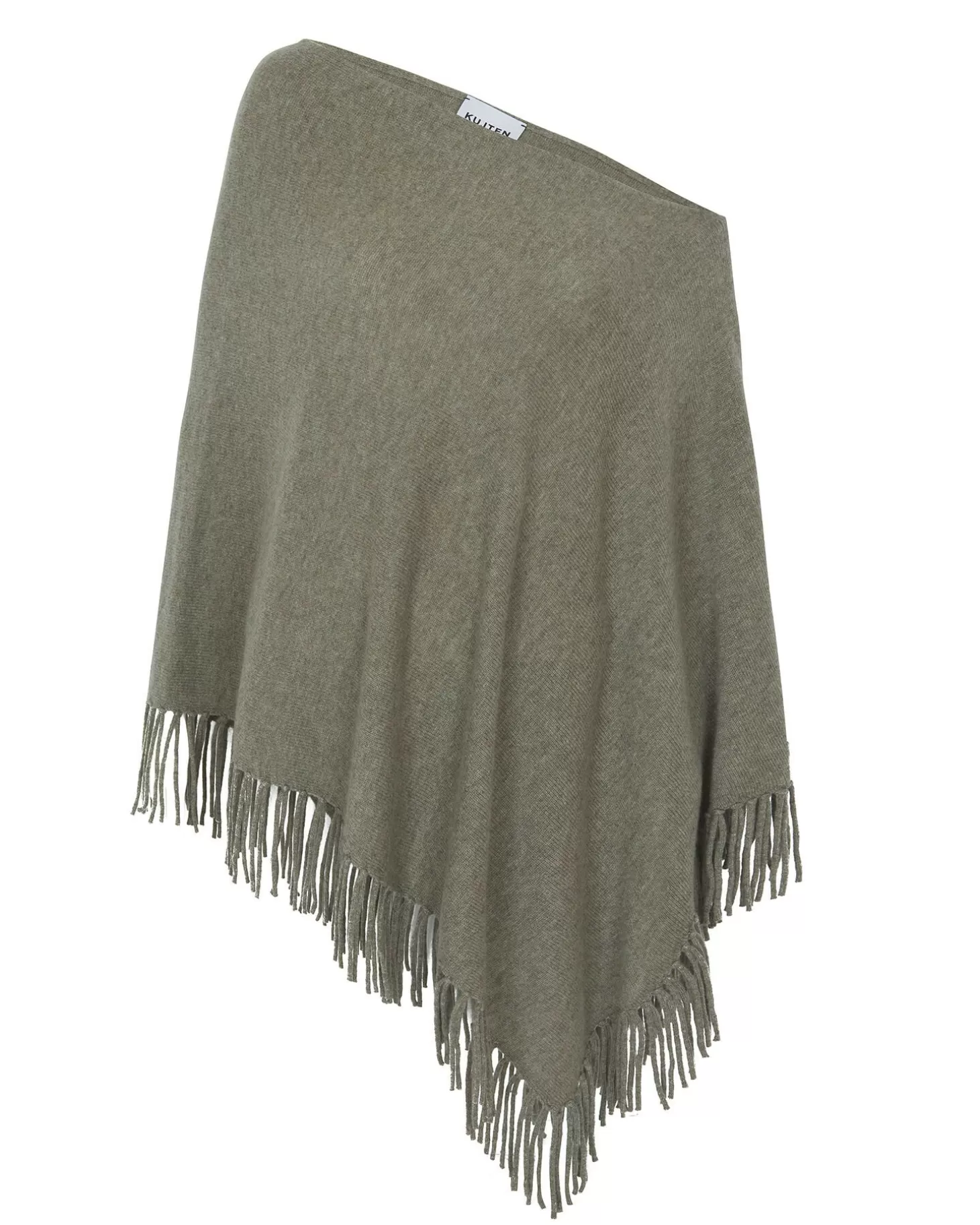 Femme Kujten Capes & Ponchos*Poncho A Franges En Cachemire