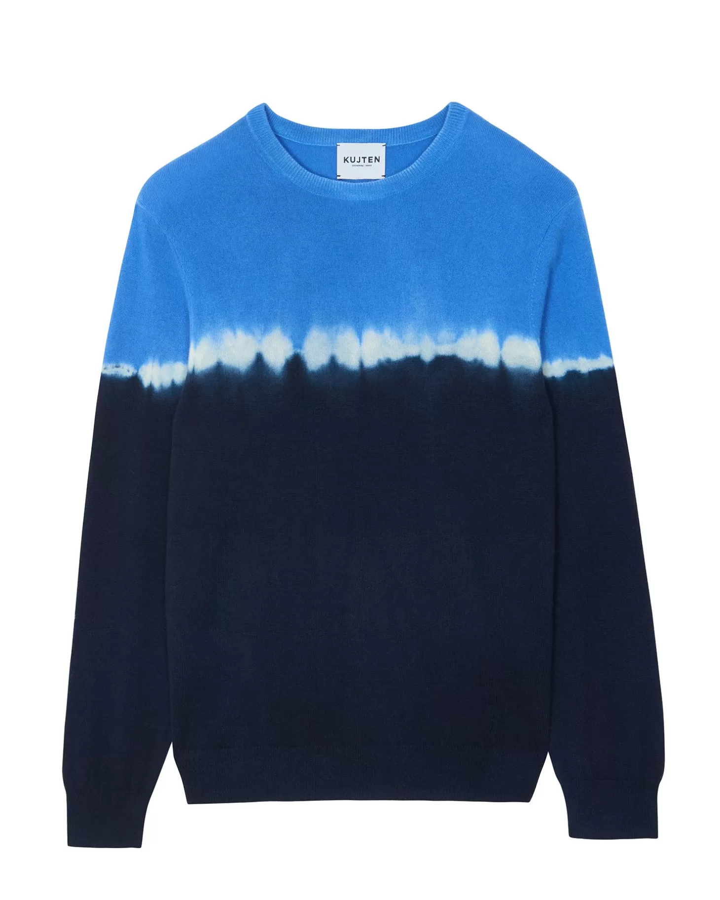 Homme Kujten Pulls & Sweats*Pull Cachemire Col Rond Homme Bicolore