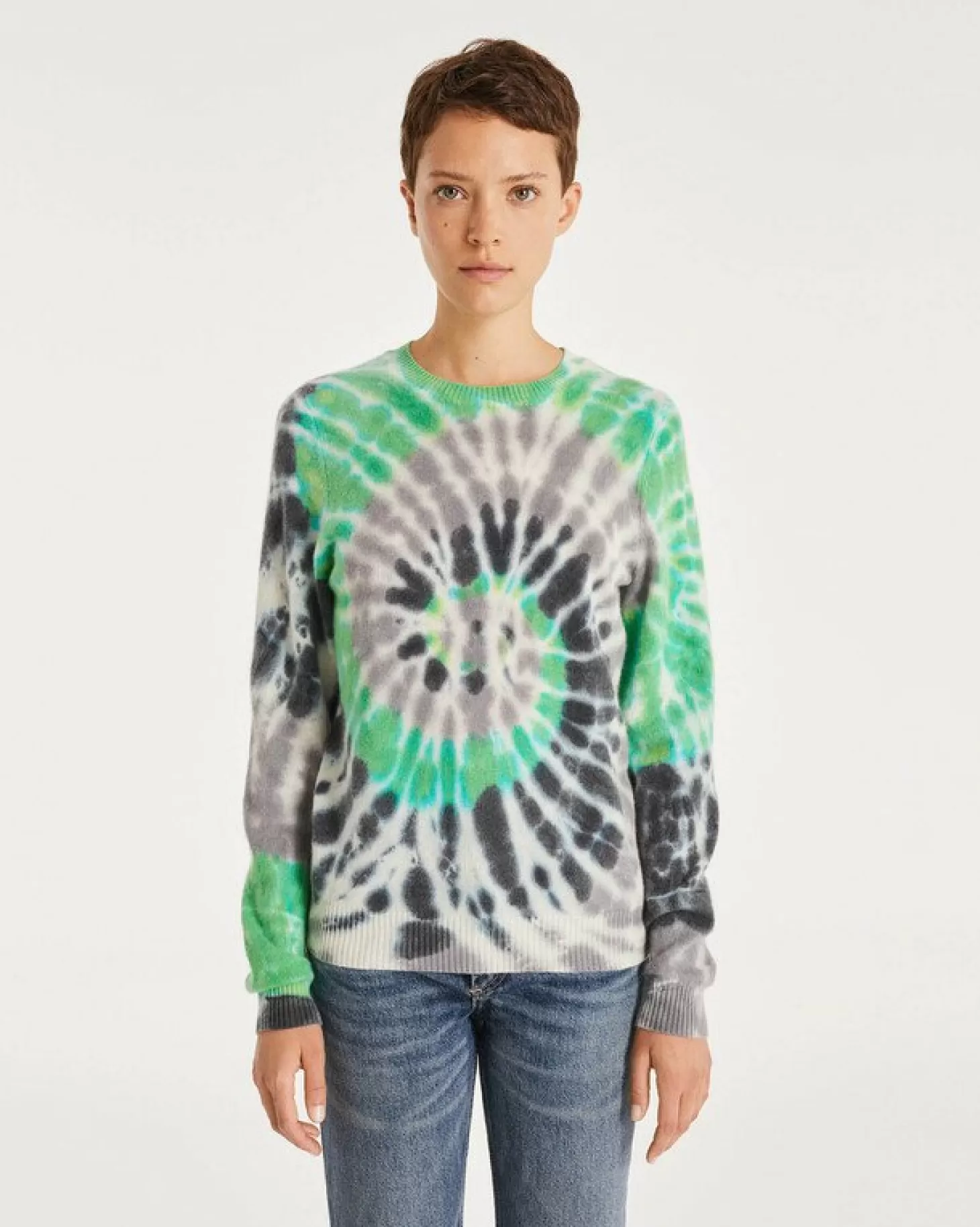 Femme Kujten Pulls & Sweats*Pull Cachemire Col Rond Tie & Dye Sunny