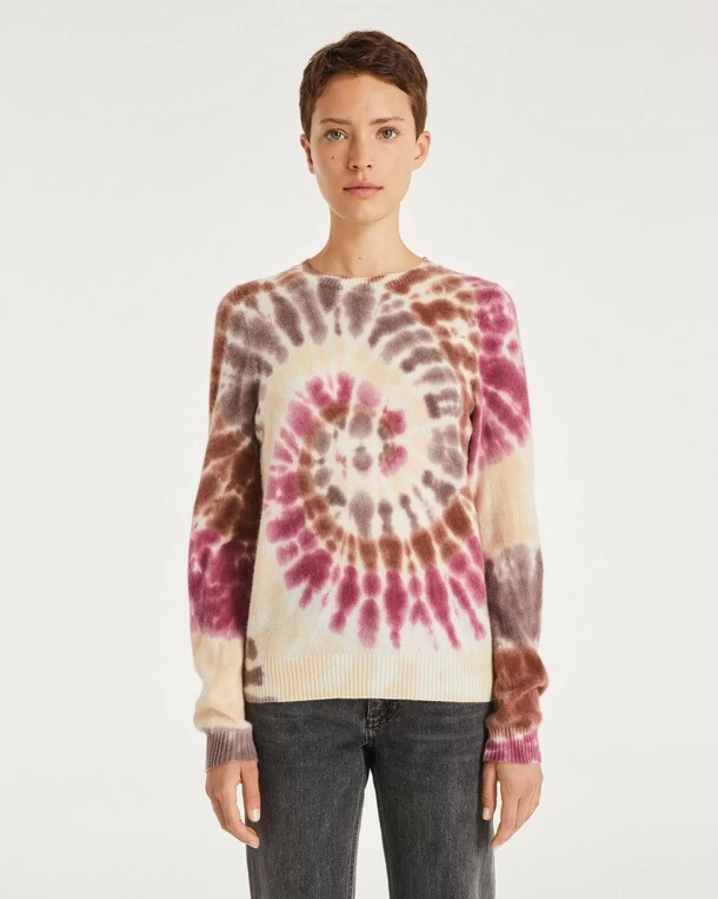 Femme Kujten Pulls & Sweats*Pull Cachemire Col Rond Tie & Dye Sunny