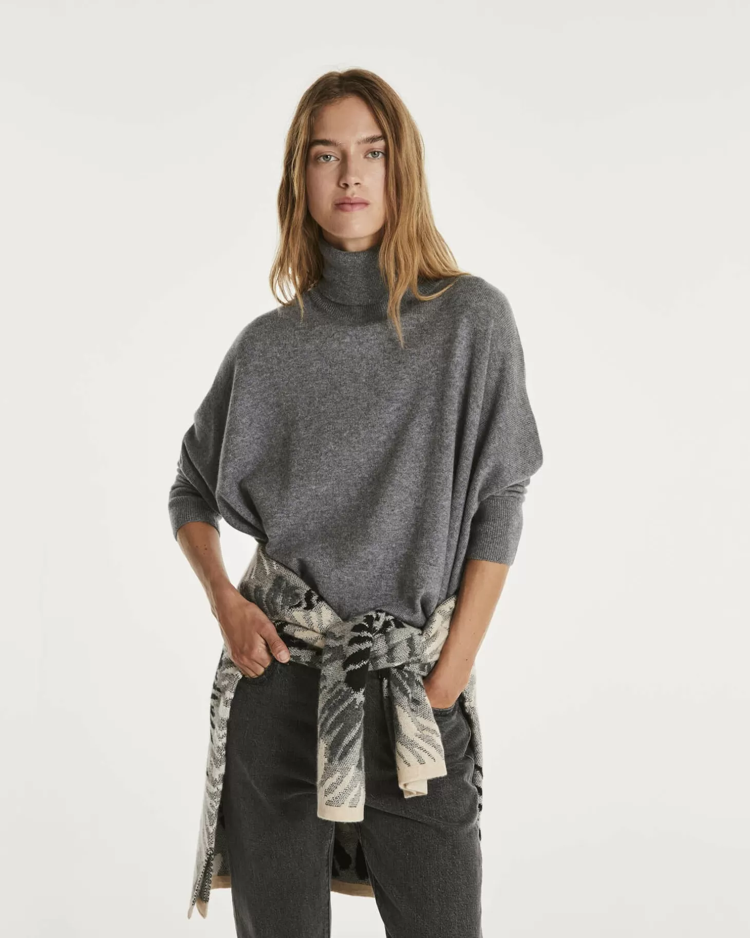 Femme Kujten Pulls & Sweats*Pull Cachemire Col Roule Oversize