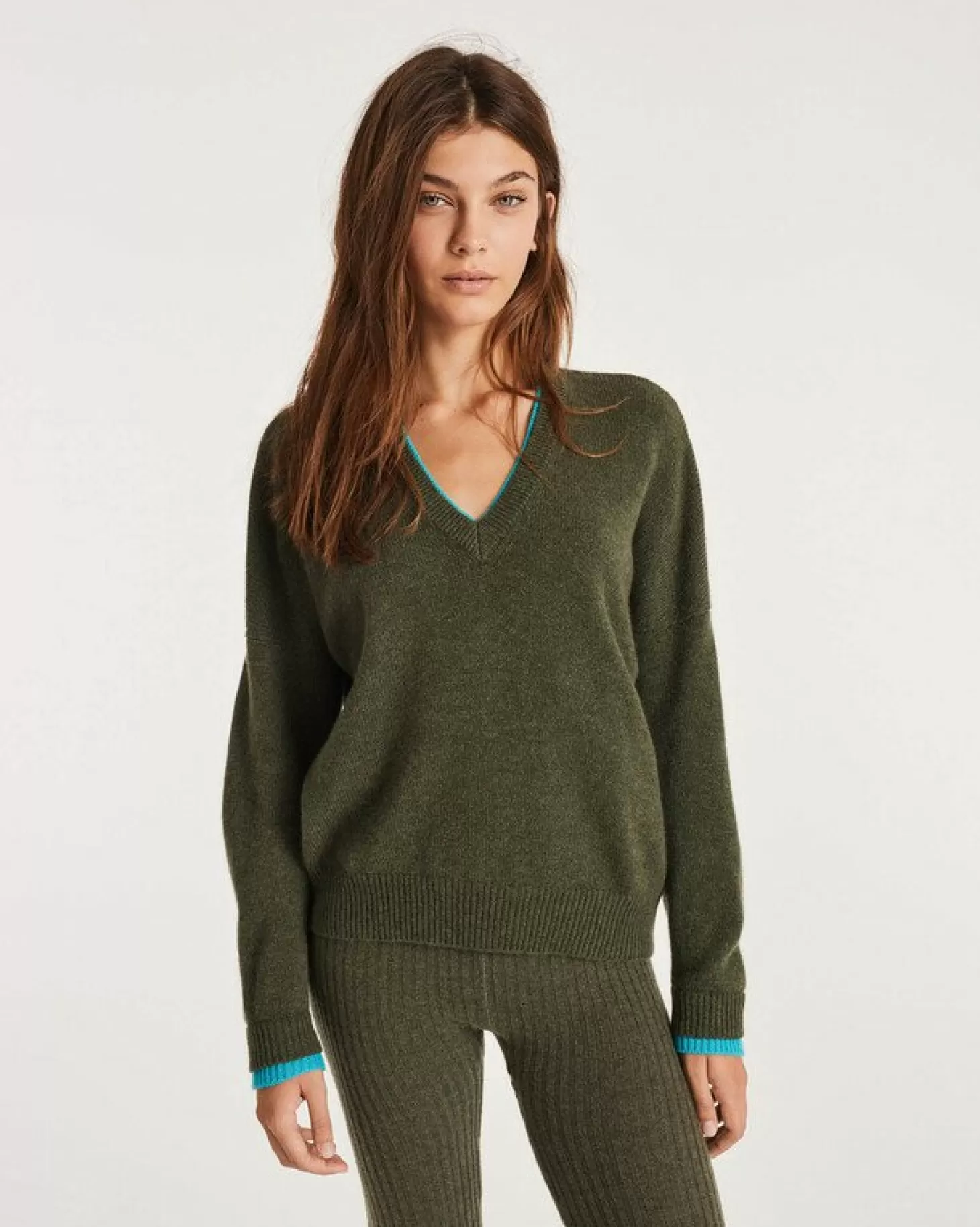 Femme Kujten Pulls & Sweats*Pull Cachemire Col V Boyfriend Femme