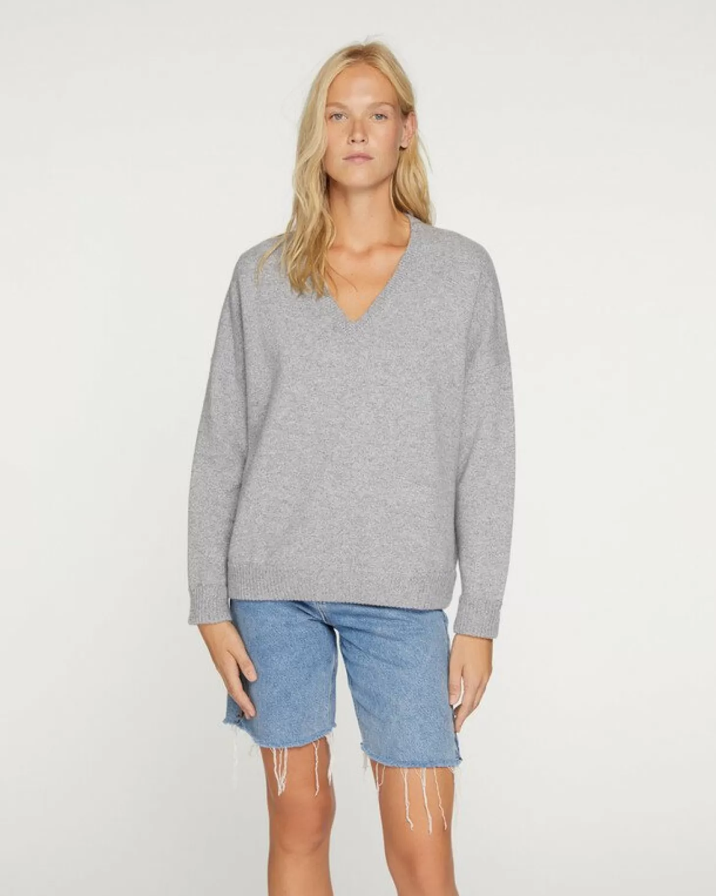 Femme Kujten Pulls & Sweats*Pull Cachemire Col V Oversize Femme