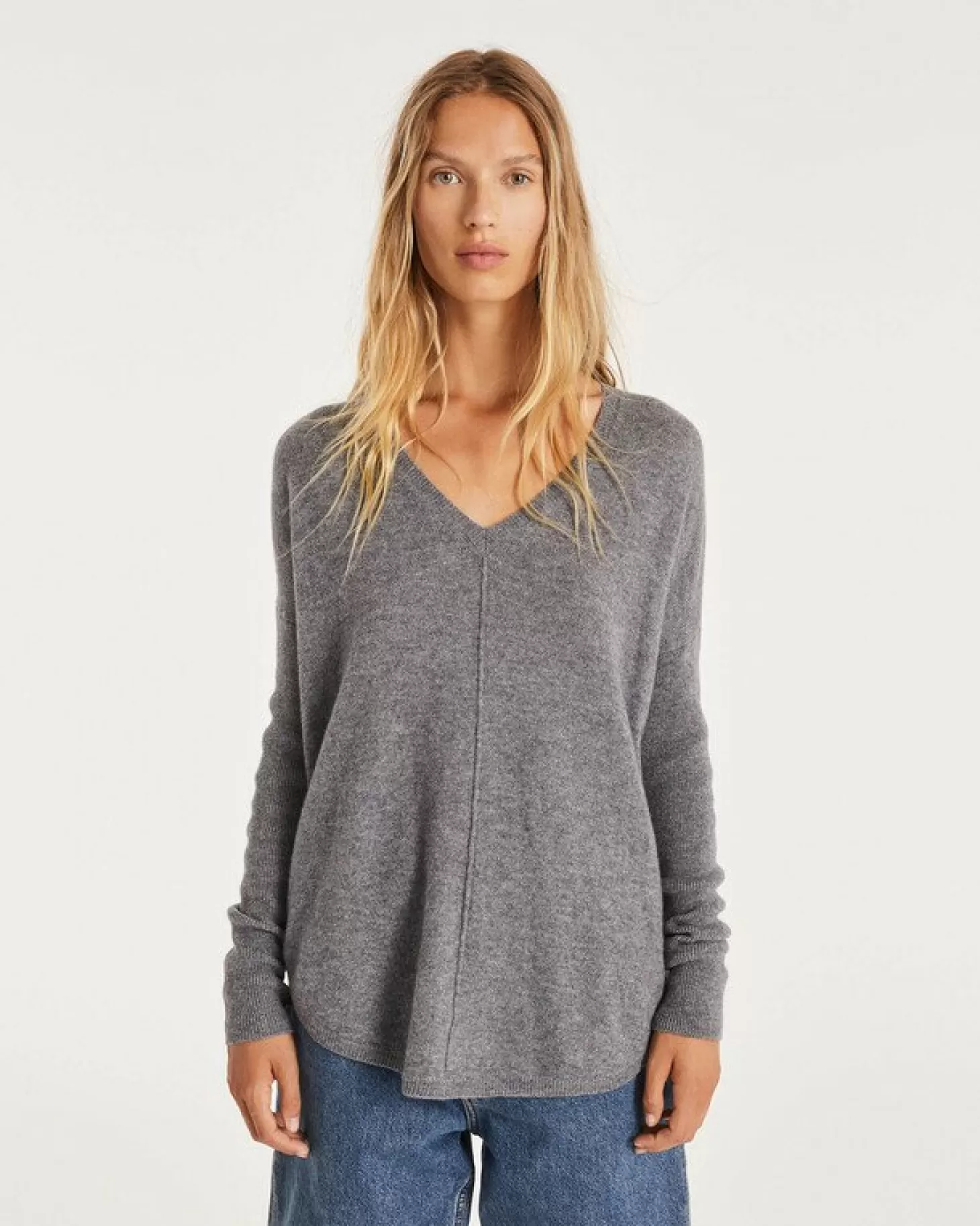 Femme Kujten Pulls & Sweats*Pull Cachemire Col V Oversize Liquette