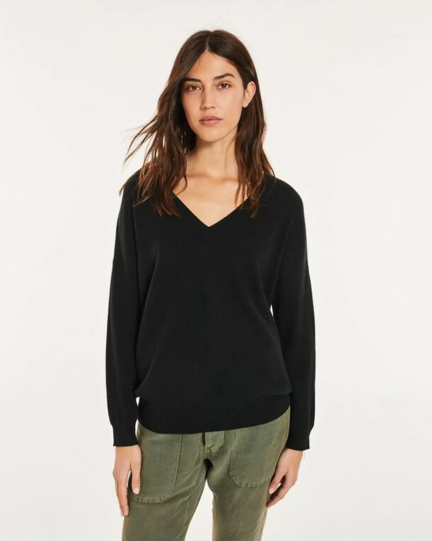 Femme Kujten Pulls & Sweats*Pull Cachemire Femme Col V Boyfriend