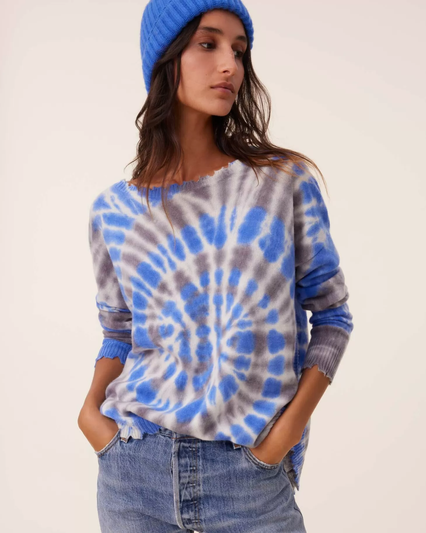 Femme Kujten Pulls & Sweats*Pull Cachemire Liquette Tie & Dye, 2 Fils