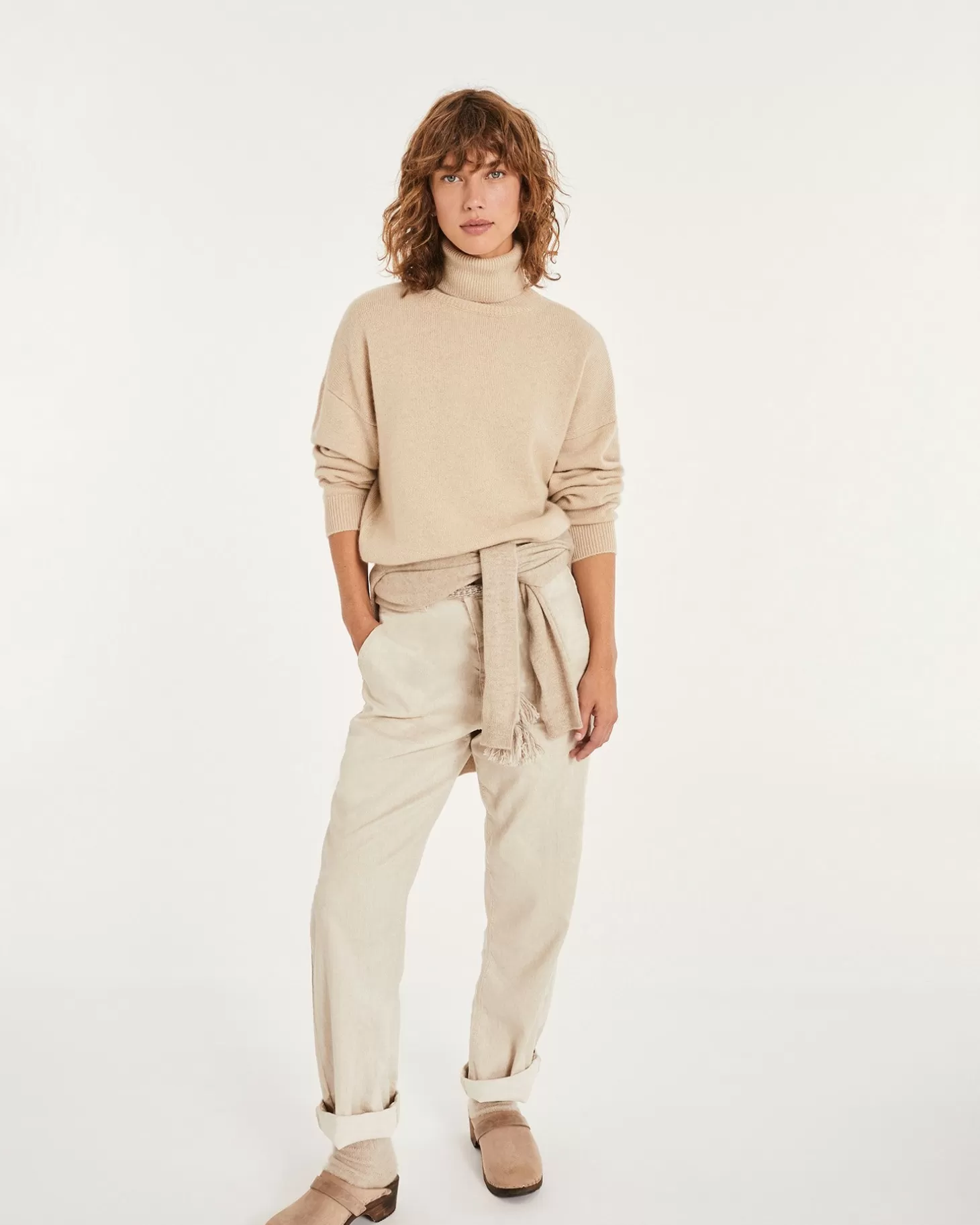 Femme Kujten Pulls & Sweats*Pull Col Roule Femme Couleur Unie